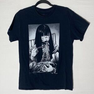 Mako Black Anime Graphic Horror Spencer’s Manga Short Sleeve T Shirt M